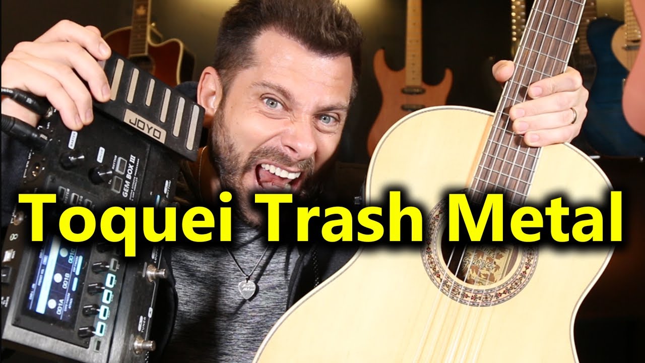 LIGUEI O VIOLÃO DE NYLON NA PEDALEIRA