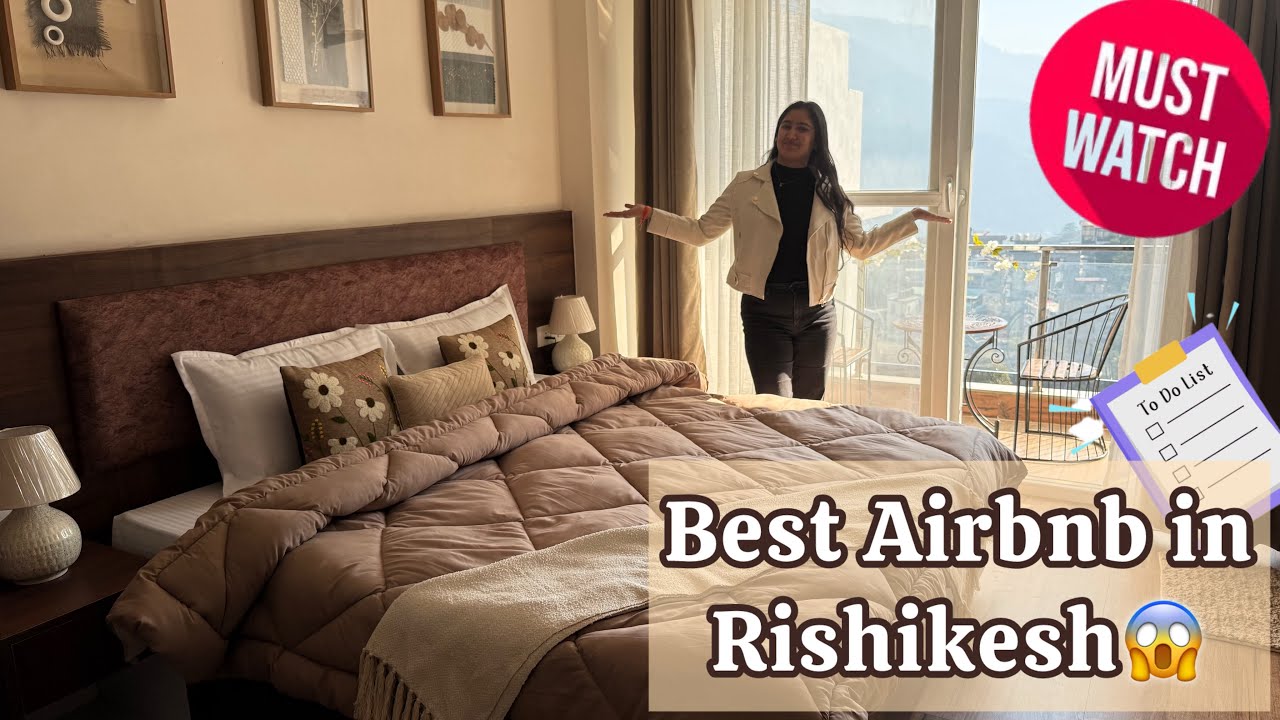 Best Airbnb in Rishikesh😳😂| Tapovan airbnb| Rishikesh diaries #travelvlog #airbnb #rishikeshtrip 