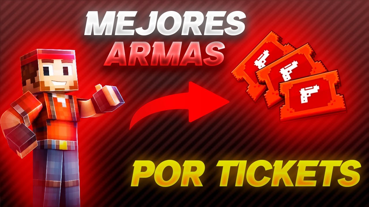 🎴Mejores ARMAS por 1000 y 500 tickets en pixel gun 3d💵 | 2025 | #pixelgun3d | Pbalo pg3d