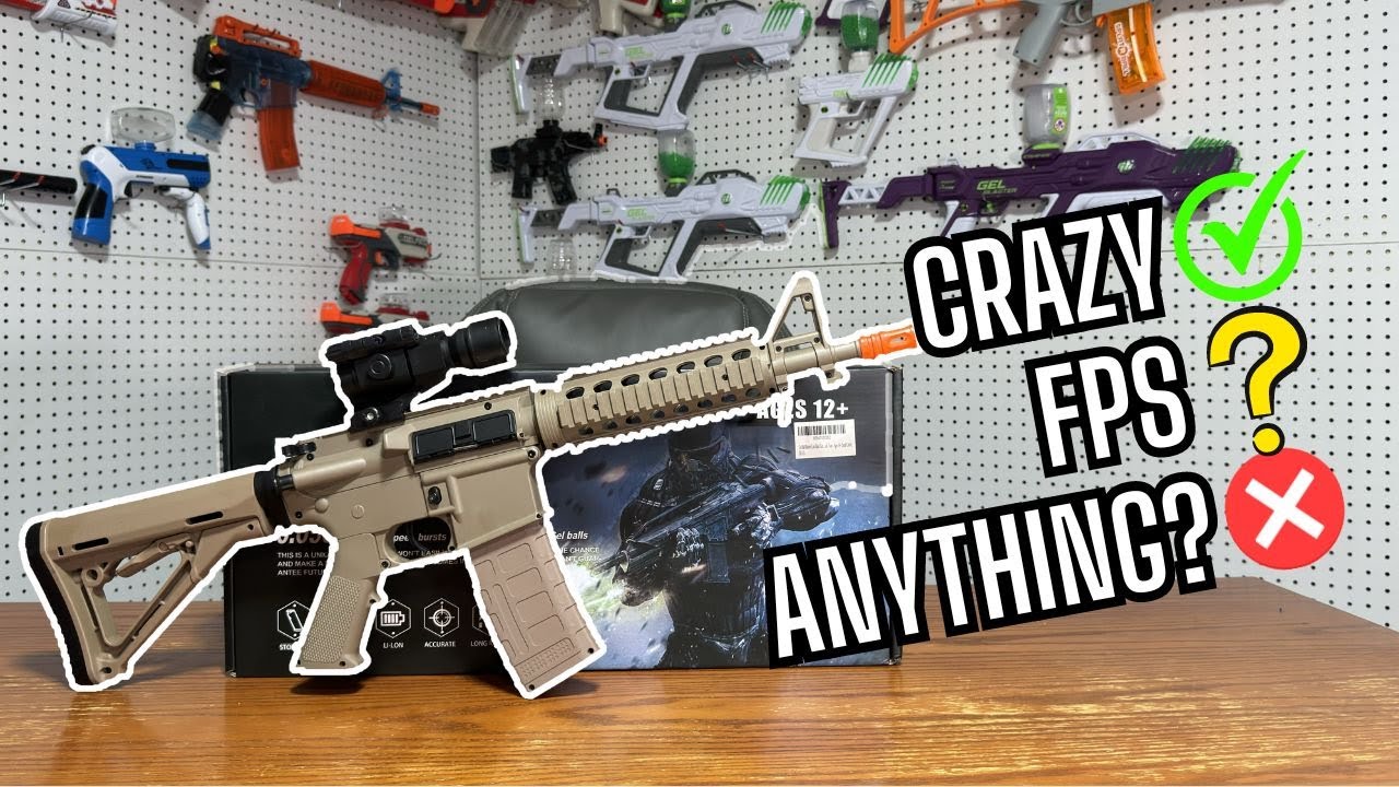 НОВЫЙ гелевый бластер Splat Gun M4A1 — это просто безумие! | Oakley Entertainment