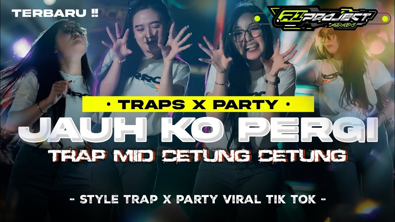 FREE FLM || DJ JAUH KO PERGI TRAP MID CETUNG CETUNG || R1 PROJECT RMX 