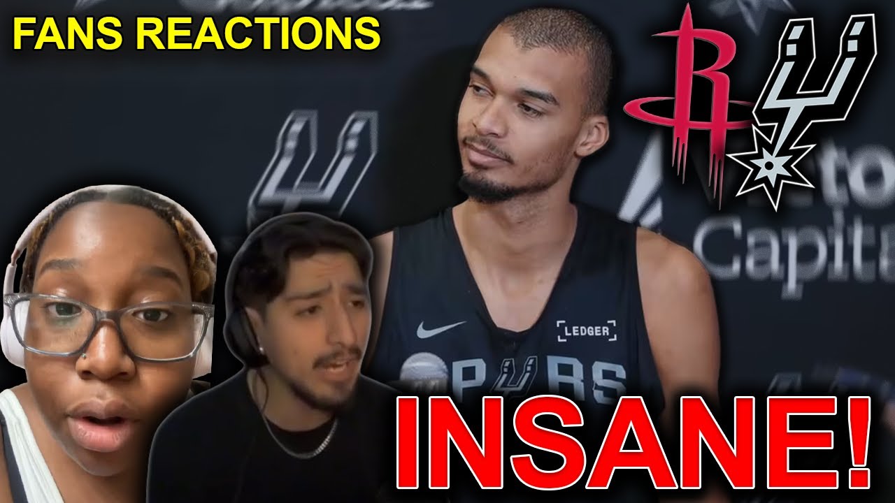 NBA fans reaction to the Spurs beating the Rockets 🤯