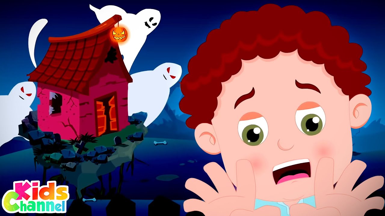 Haunted Ghost House | Schoolies Halloween Rhymes | Spooky Cartoons by Kids Channel