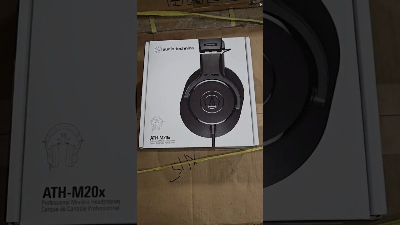 Headphone | Audio Technica | Model - ATH-M20x #headphone #AudioTechnica #ath-m20x #djlightandtips