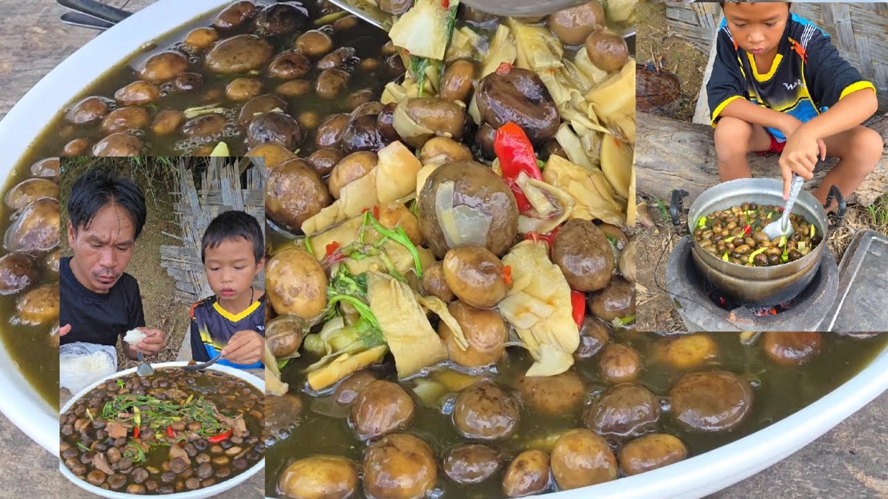 แกรงเห็ดเผาะหนัง - ແກງເຫັດເຜາະຫນັງ #แกงเห็ดเผาะ #บัวไล