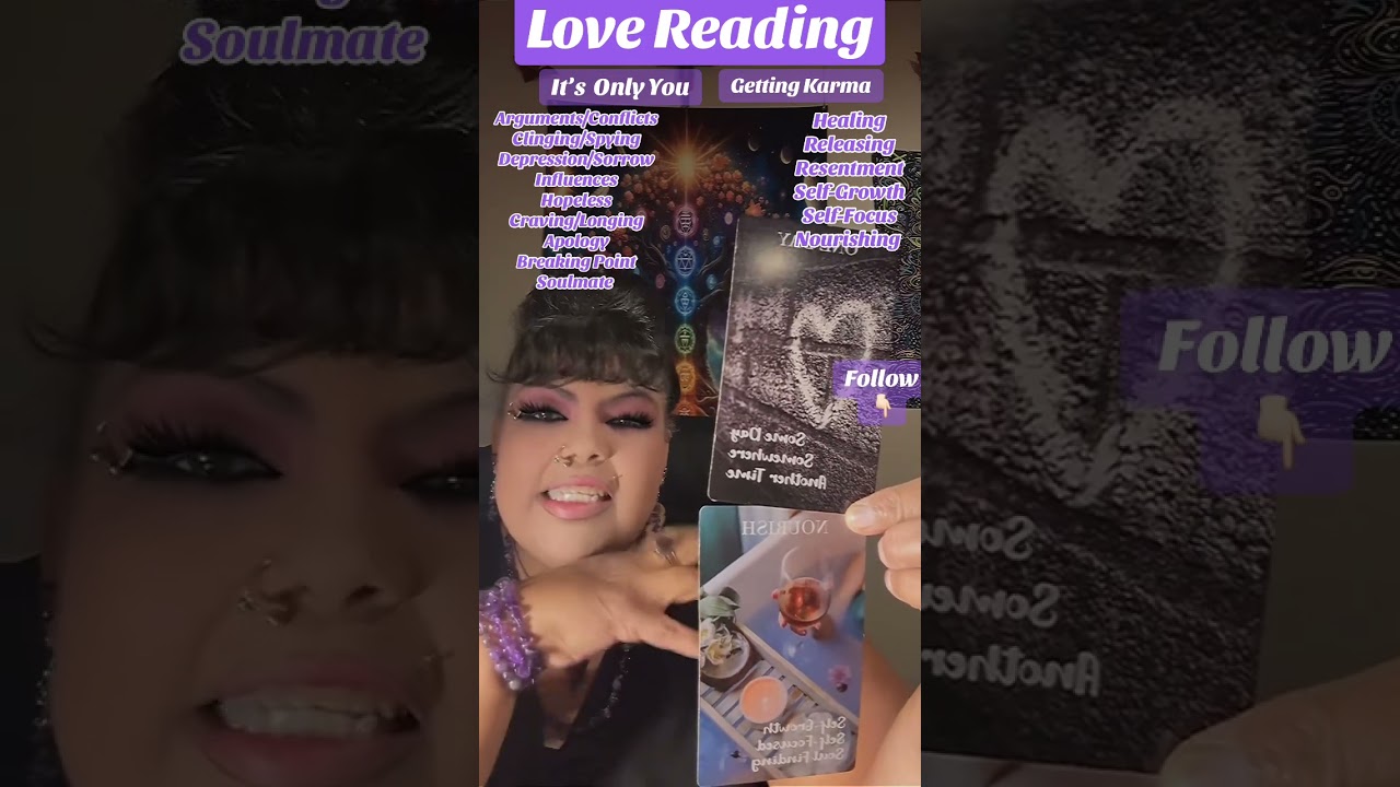 Love Reading-Someone who is spying on you is getting their karma. 
