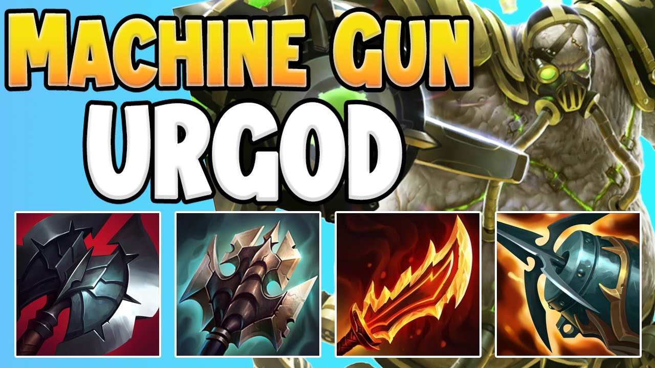 URGOT... BUT EVERY SECOND I PROC 15 ITEM PROCS!? MACHINE GUN URGOT IS 100% NUTTY!  League of Legends