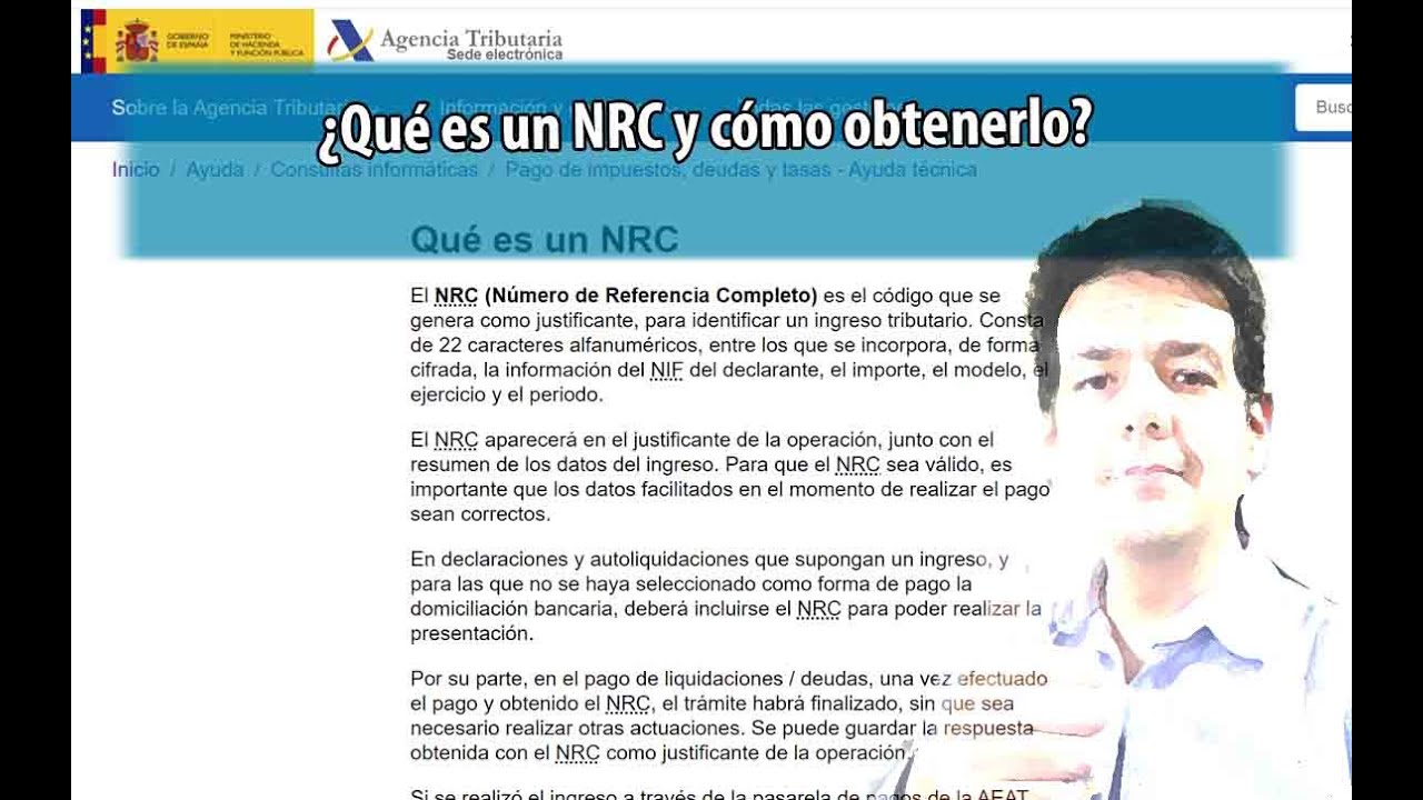 ¿Qué es un NRC y cómo obtenerlo? 😎💸🗓 Paga tus impuestos de una forma cómoda