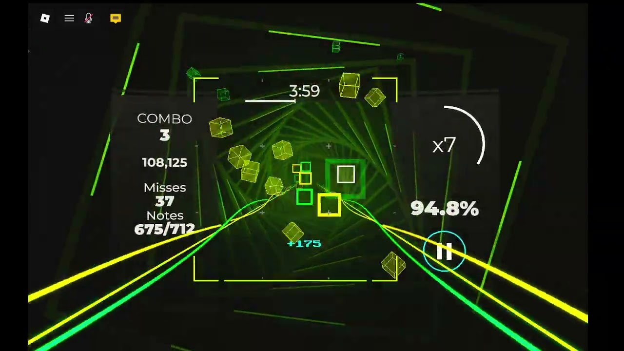 Flamewall - Camellia Roblox rhythm game Sound Space full song hard difficulty