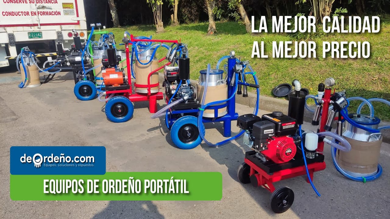 ✅ Línea Equipos de Ordeño portátiles deOrdeño.com 🐮🐄 fabricante Colombiano 🇨🇴