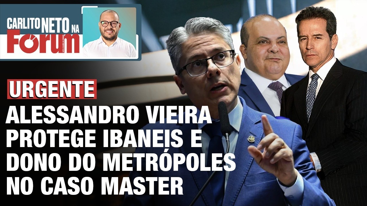 URGENTE! ALESSANDRO VIEIRA PROTEGE IBANEIS E DONO DO METROPOLES NO CASO MASTER