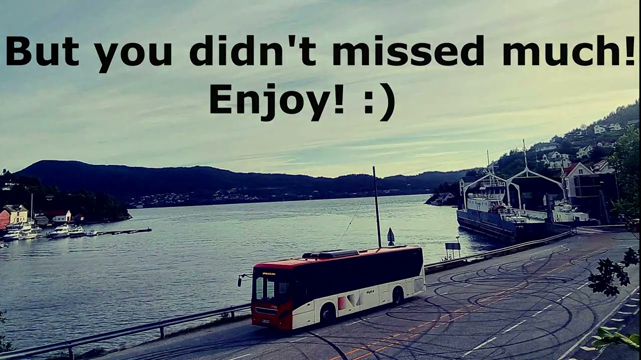 [Onboard] Ferry trip from Osterøy to Bergen on route 900