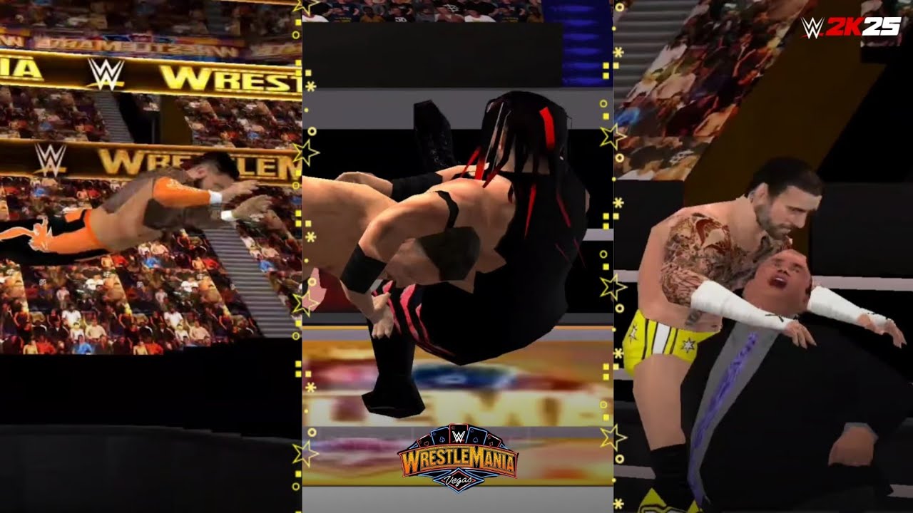 WWE 2K25 PSP : WRESTLEMANIA 41 NIGHT 1 GAMEPLAY