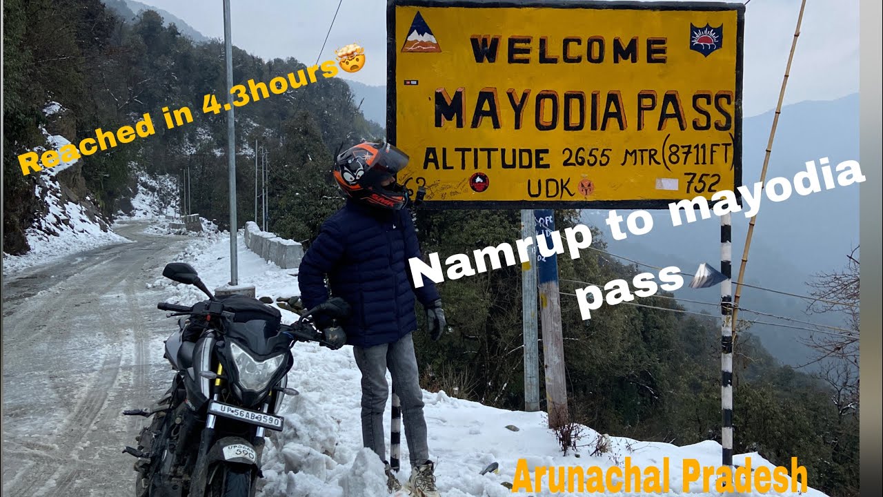 Namrup to Mayodia pass// Reaches in 4.3hours🤯😱 #mayodia #arunachalpradesh #futurexyt #namrup