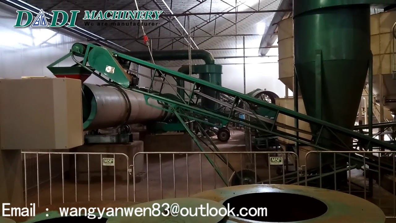 complete chicken manure organic fertilizer pellets production line