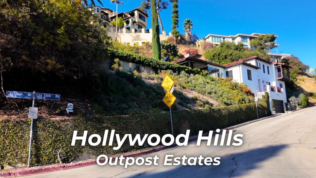 Relaxing Walk in the Hollywood Hills, Historic Outpost Estates | Old Hollywood Charm