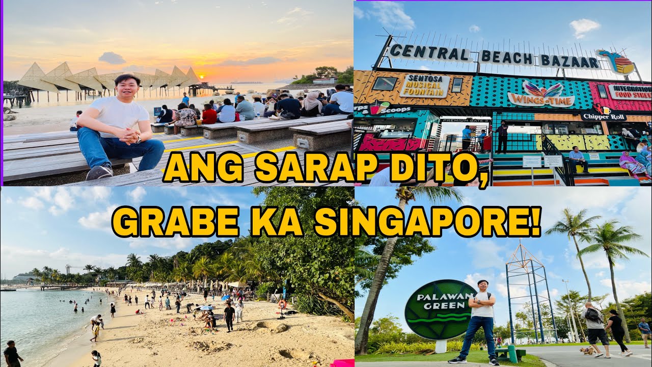 SINGAPORE VLOG | SENTOSA ISLAND and BEACH STATION