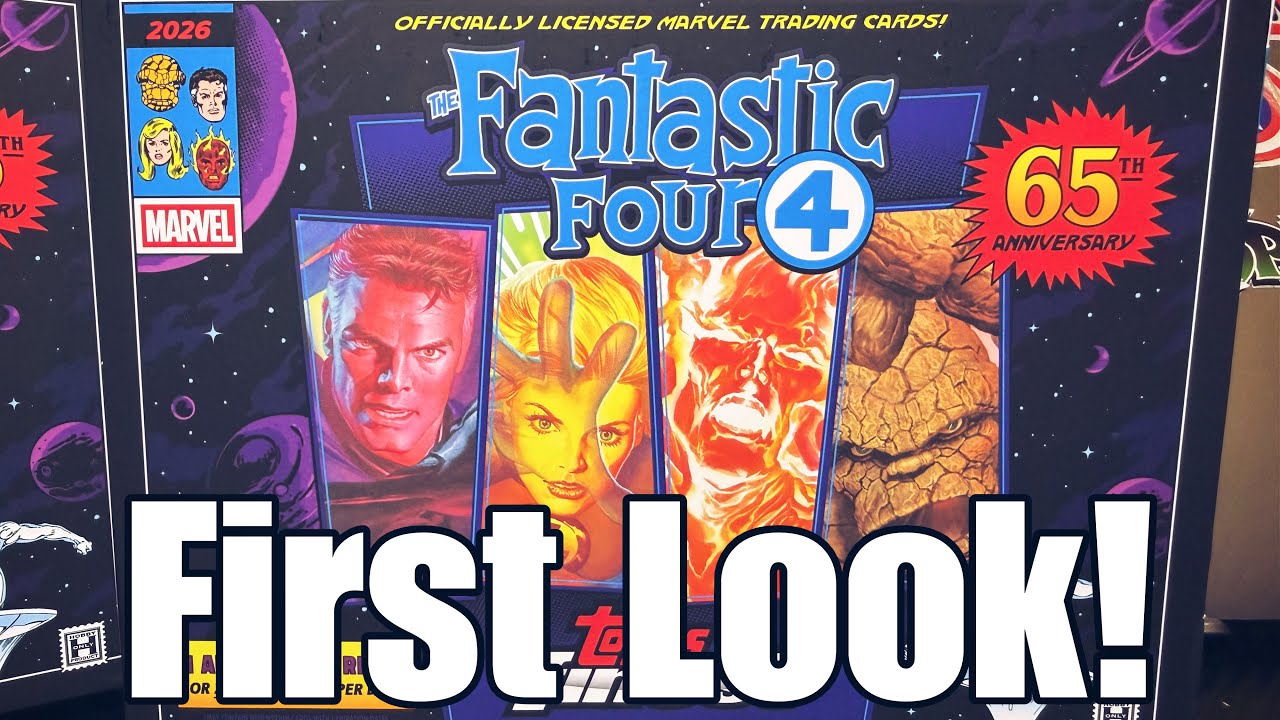 ПЕРВЫЙ ВЗГЛЯД! Коллекция Topps Finest Fantastic Four 2026 🔥 ПОЛНЫЙ РАСПЕЧАТОК КЕЙСА (НЕВЕРОЯТНЫЕ ...