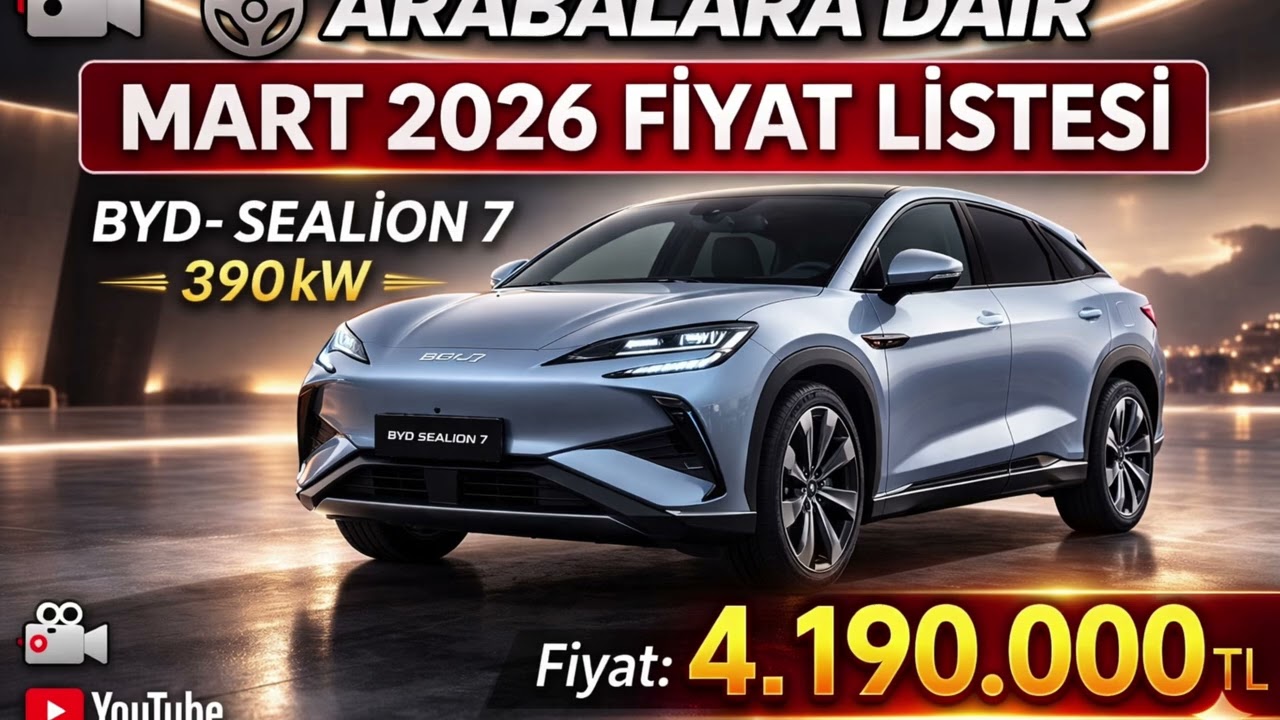 BYD MART 2026 FİYAT LİSTESİ