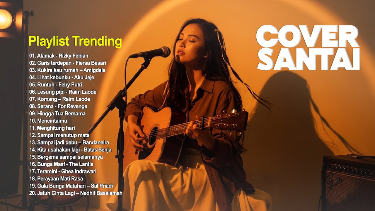Lagu Trending Pop Indonesia 2025 🤍🎧 &ndash; Cover Santai Valovadinata 🌿 Alamak, Lesung Pipi, Komang