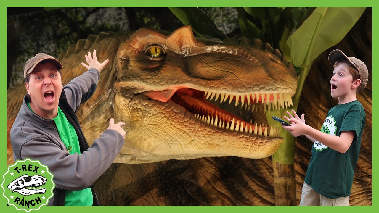 Are the Dinos Alive?! | T-Rex Ranch Dinosaur Videos