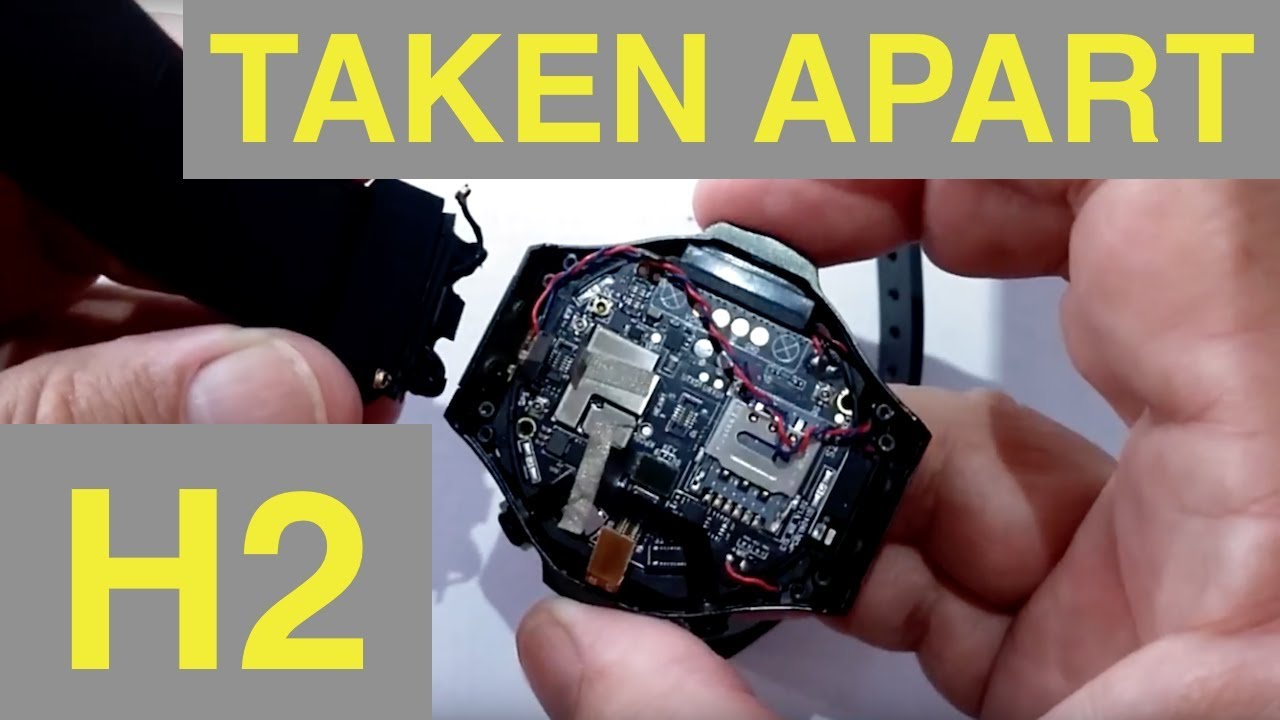 Microwear H2 Android Smartwatch: Complete Physical Teardown