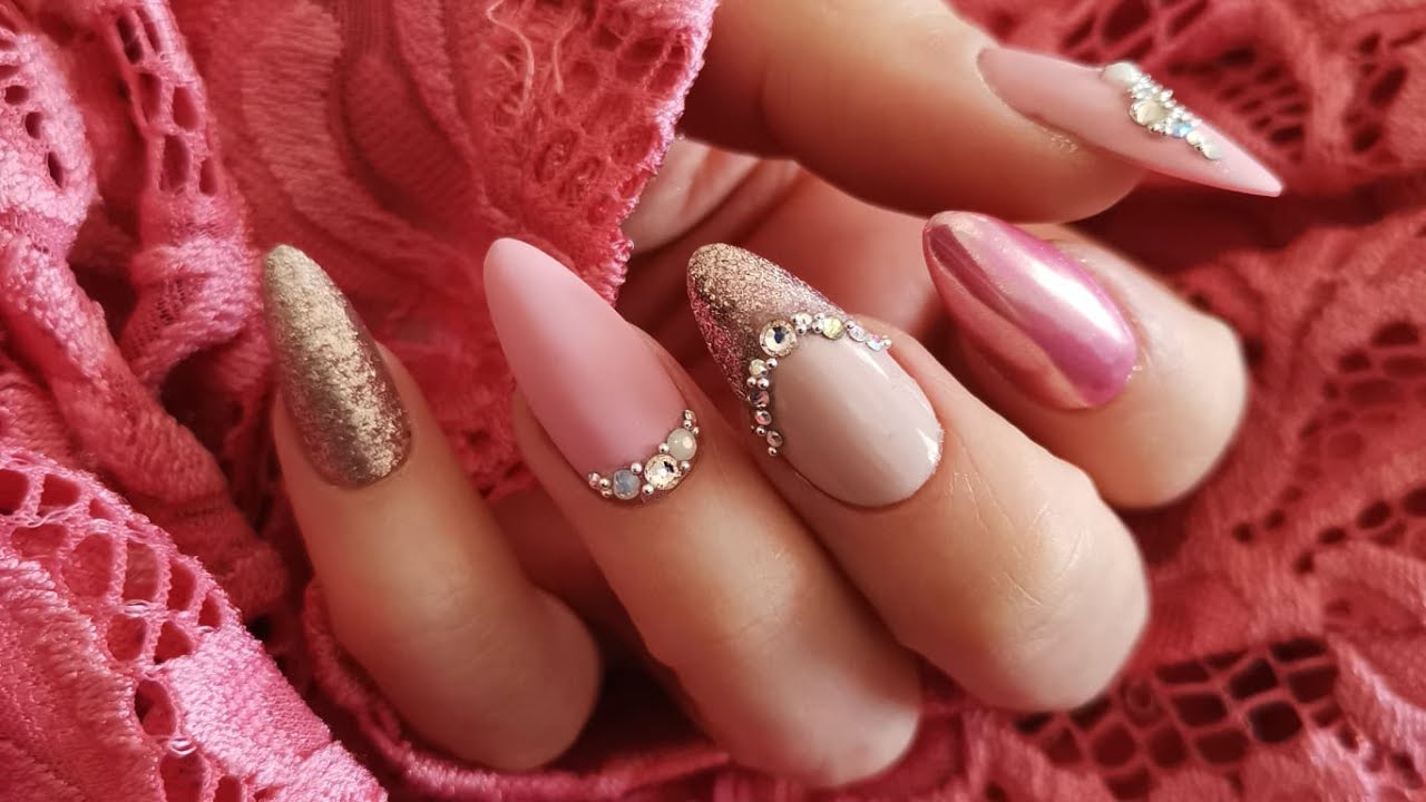 Schnelle Nägel mit Press on nails | Gelnägel Mandel
