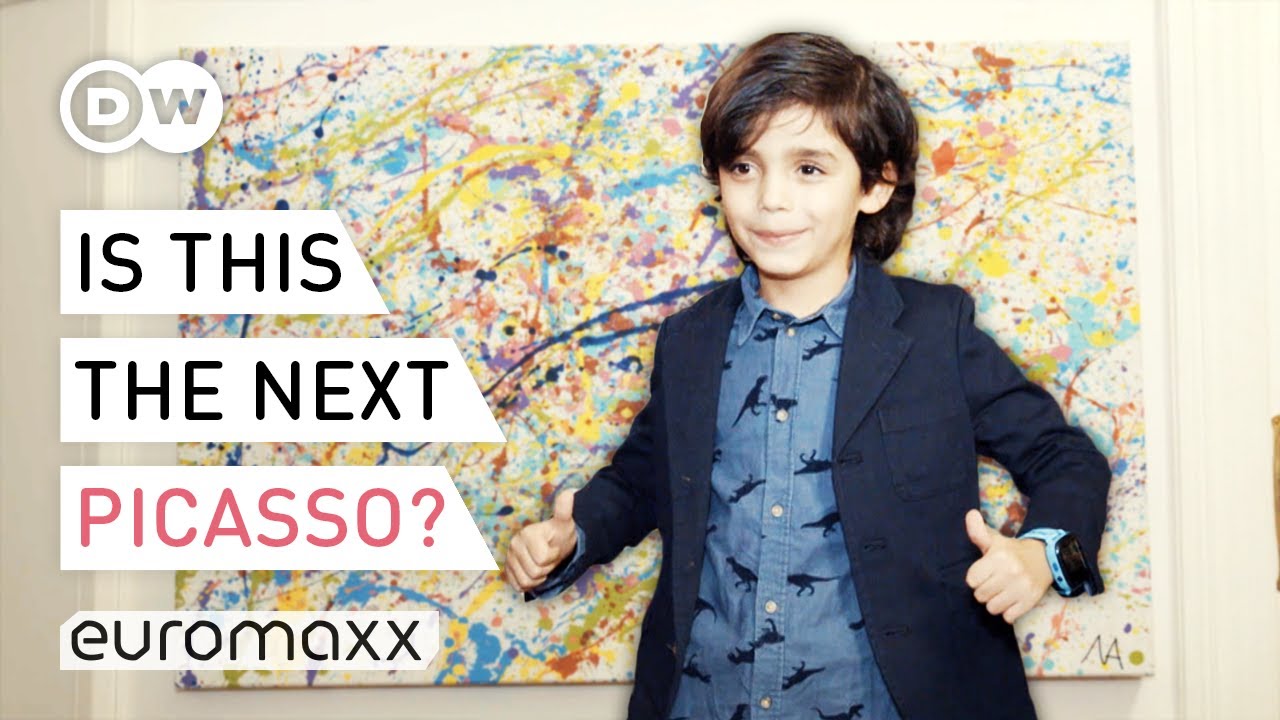 This 7 Year Old Sells His Paintings For Up To 13,000 € | Mikail Akar - The Next Art Superstar?