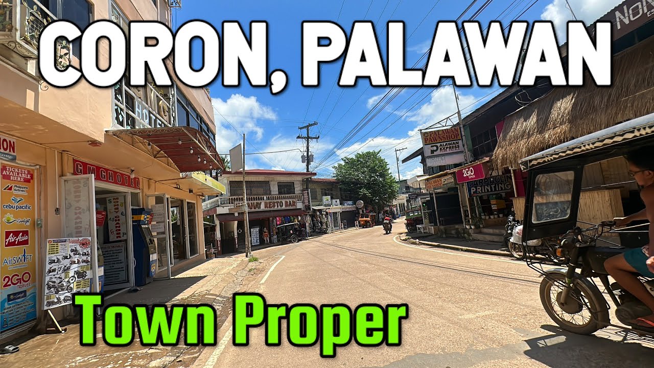 Coron Palawan Town Proper - Walking Tour & Tricycle Ride