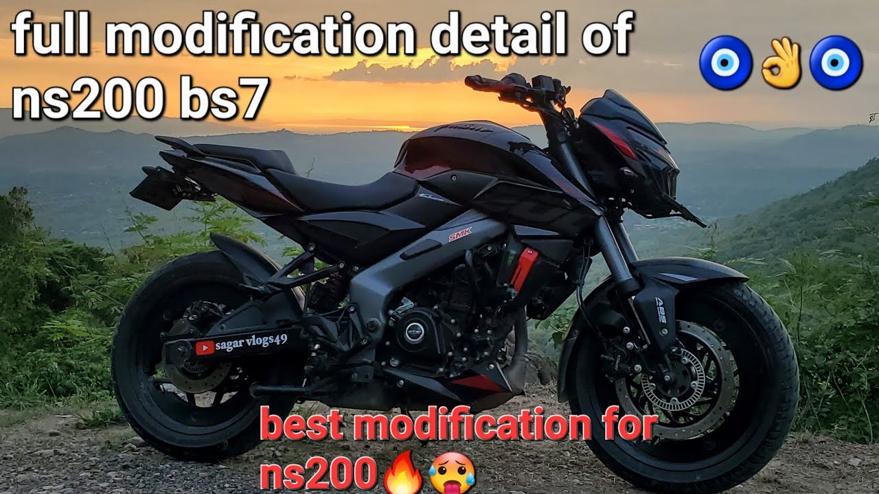 🔥👌best modifications for ns 200bs7 ☠️in detail #modified #modification #ns200bs7 #ns200 #rider #love