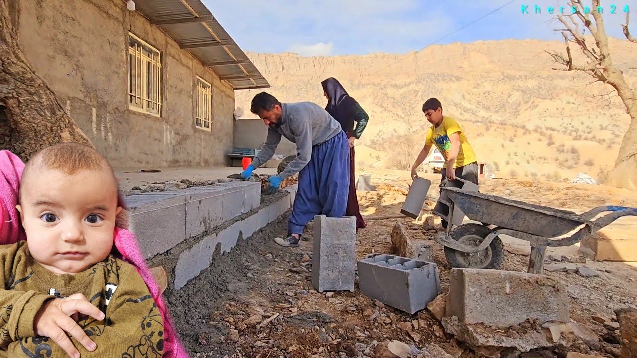 Nomadic Life: Yusuf's Efforts to Facade the House🏡👍