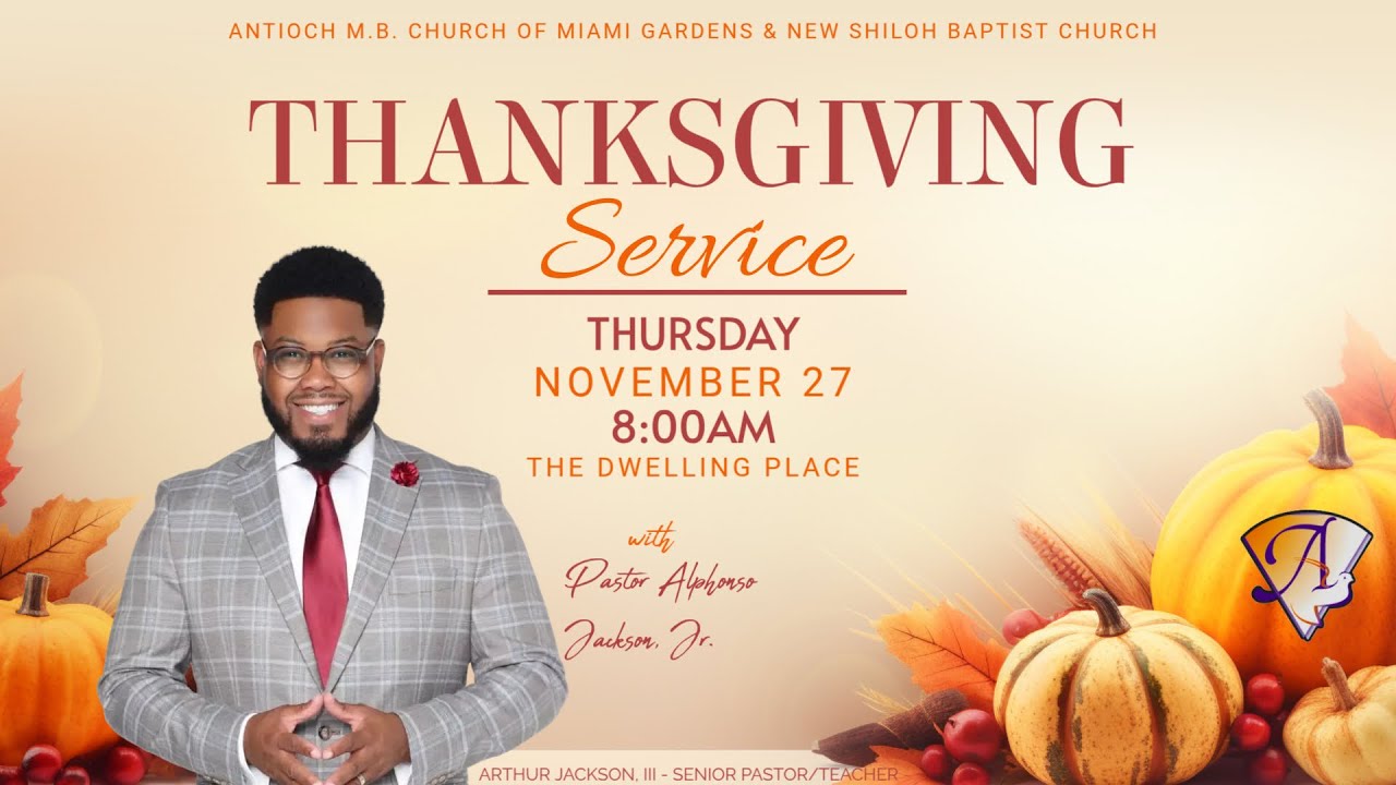 Thanksgiving Service - November 27th, 2025