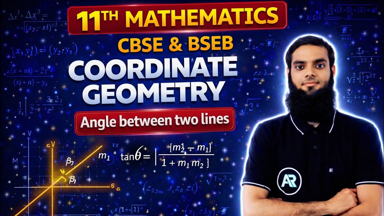 Angle between two lines 11th 19 January 2026