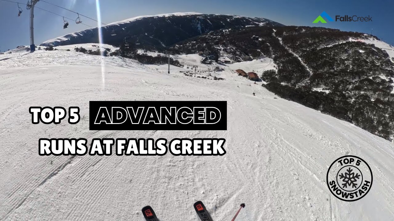 Top 5 Advanced Runs at Falls Creek - Where Legends Are Made! 🎿