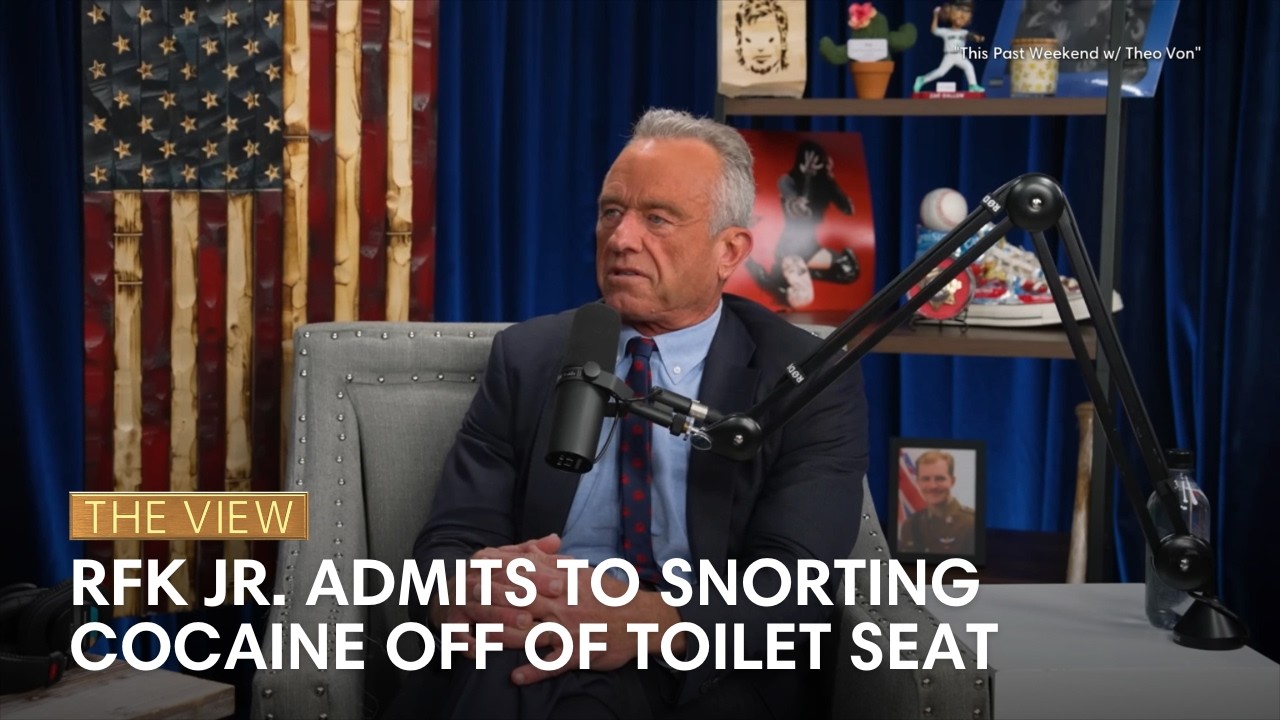 RFK Jr. Admits to Snorting Cocaine Off of Toilet Seat | The View