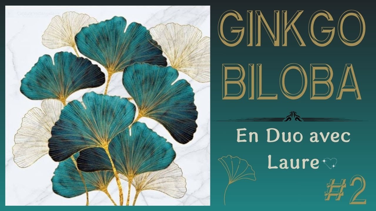 Avancée de la Ginkgo Biloba en duo avec Laure #crossstitch #pointdecroix #puntodecruz #embroidery