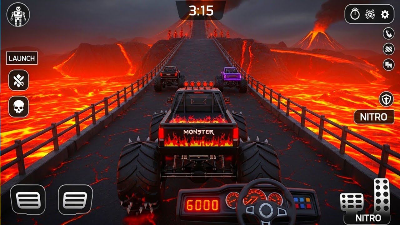 Monster Truck Racing That Pushes Limits Monster Truck Stunt - Car Game