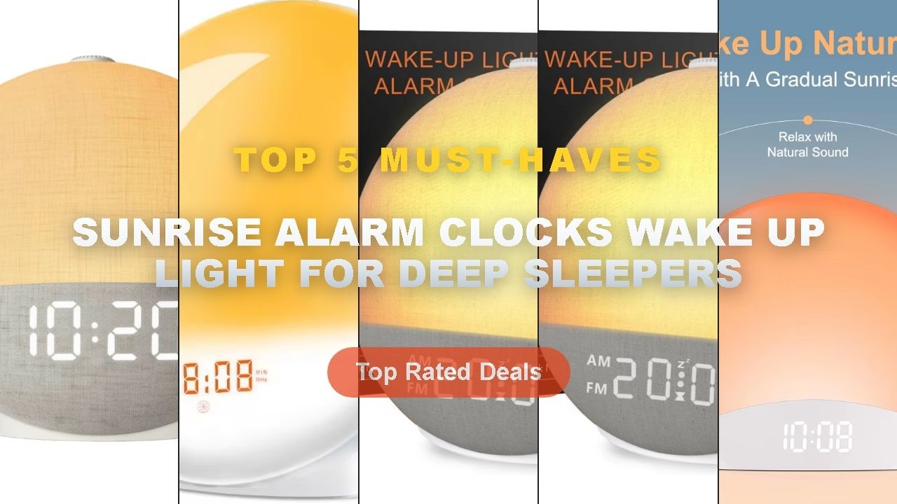 Top 5 Best Sunrise Alarm Clocks Wake Up Light For Deep Sleepers (Must Have!) - Awakening Wake Up Sun