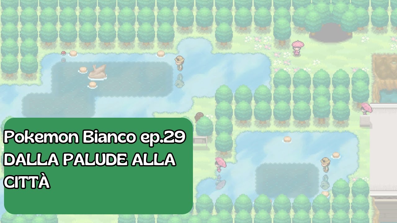 Pokemon Bianco ep.29 Arrivo a Boreduopoli dalla palude con furore