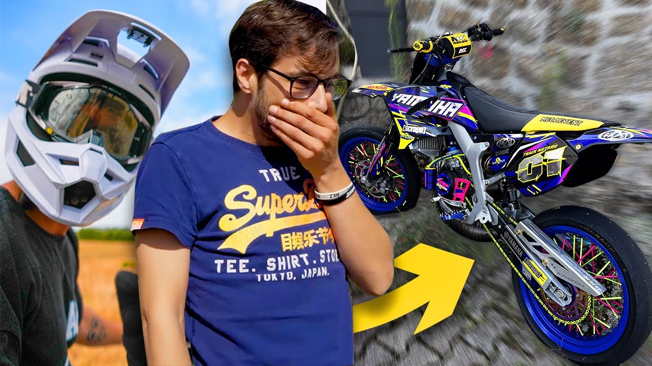J'offre la moto 50cc la plus connue de France &agrave; cet abonn&eacute; (best reaction ever)