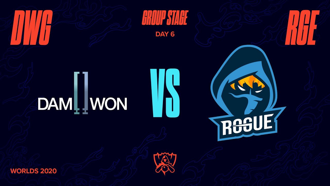 DWG vs RGE | Worlds Group Stage Day 6 | DAMWON Gaming vs Rogue (2020)