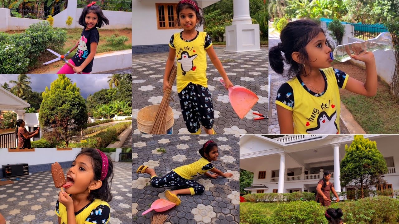 Gardenലെ ചെടികൾ മുഴുവൻ വെട്ടൽ തിരക്കിലാണ് 
