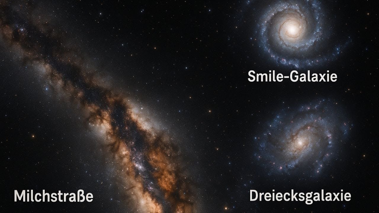 Das L&auml;cheln der Galaxien: Milchstra&szlig;e und das Geheimnis des kosmischen Dreiecks
