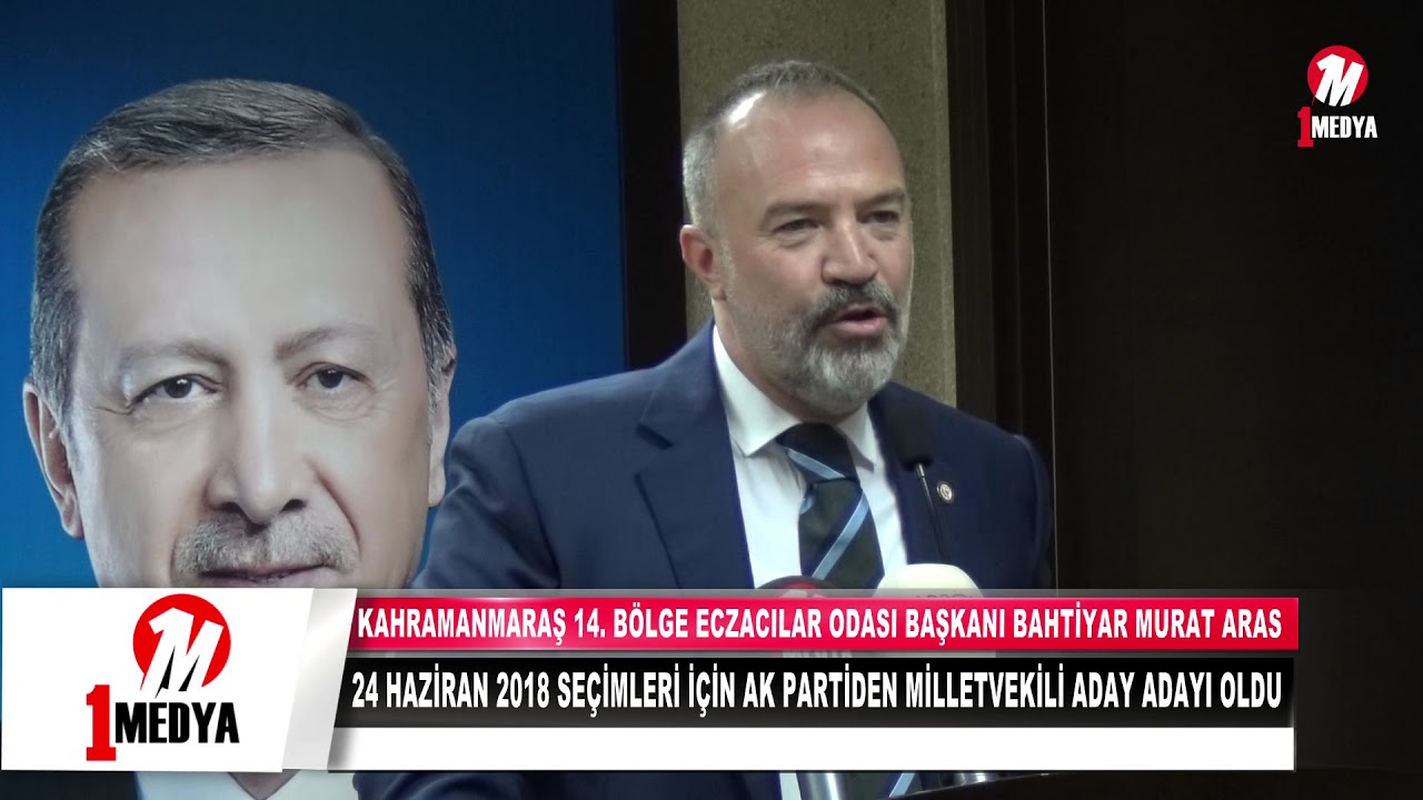 ECZ. DR. BAHTİYAR MURAT ARAS RESMİ BAŞVURUSUNU YAPTI