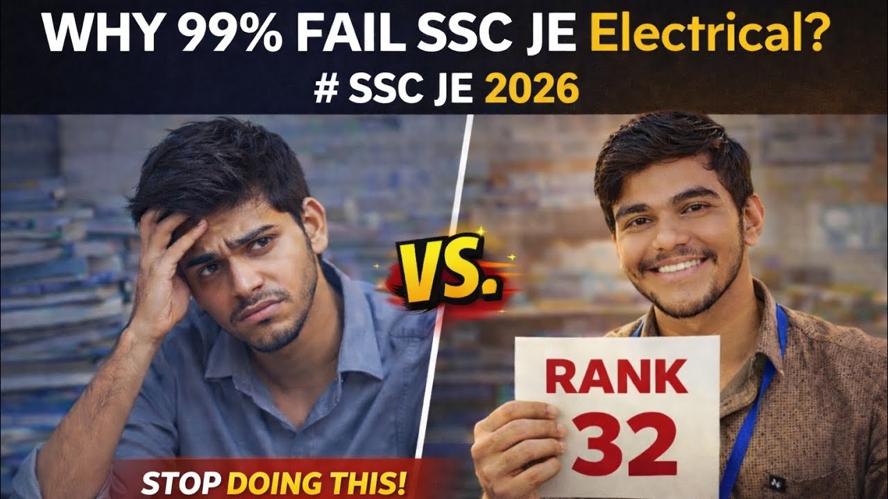 Why 99% Fail SSC JE Electrical? I Top 5 Mistakes to Avoid (By AIR 32), CPWD JE ( SSC JE 2023)