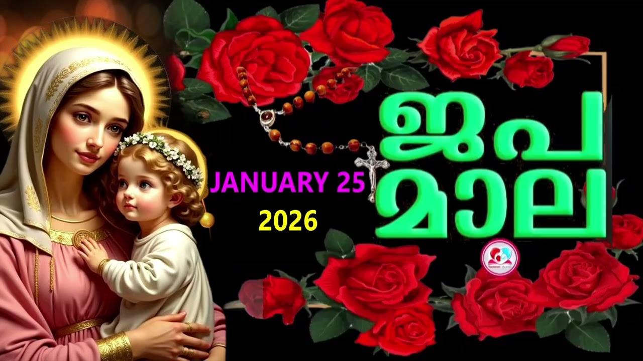 ഇന്ന് ഞായർ #മഹിമയുടെ രഹസ്യങ്ങൾ കേട്ട് ഇന്നത്തെ ദിവസം ആരംഭിക്കാം#japamala  for January 25th 2026