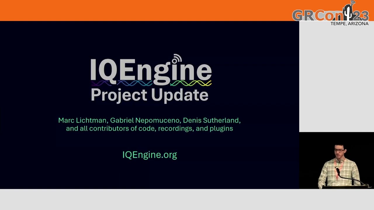 GRCon23 - IQEngine Project Update - by Marc Lichtman