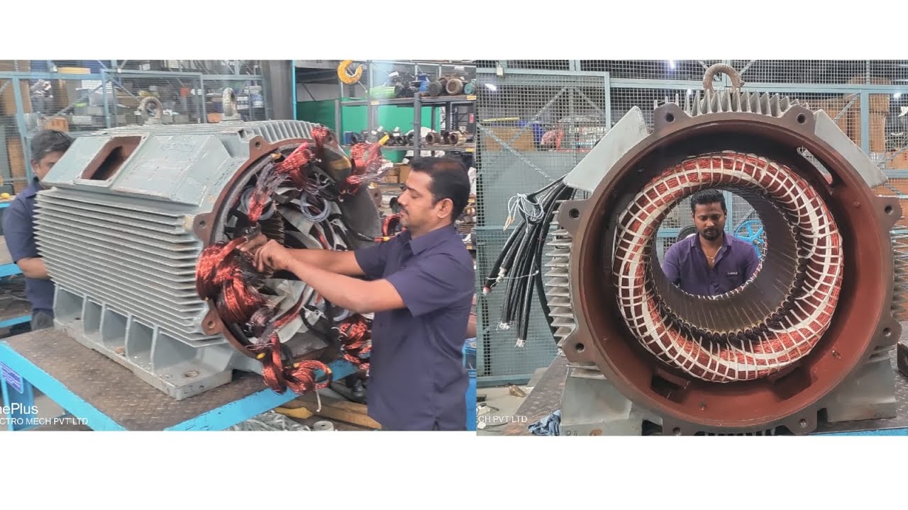 LT Motor Stator Coil Rewinding (400KW, 2880RPM, CG)