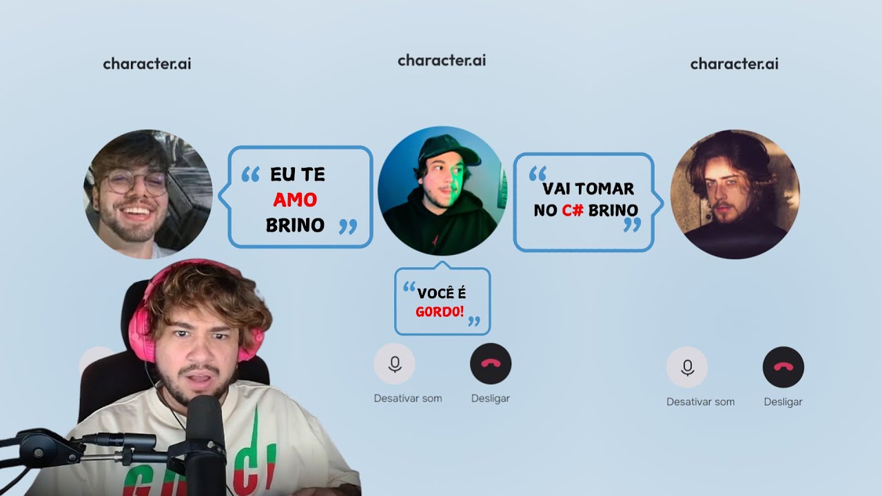 BRINO SENDO HUMILHADO PELAS IAs - CHARACTER.AI
