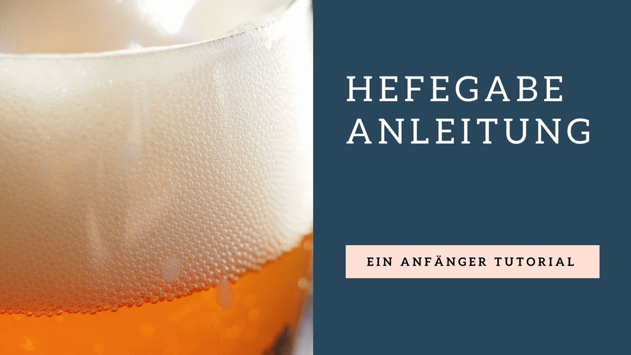 🍺 Trockenhefe verarbeiten - Hefe rehydrieren - Bier selber brauen 🍺